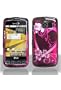 Purple Heart Protector Case for LG Optimus S LS670