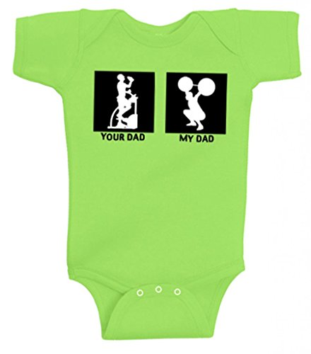 SoRock Kids My DAD Onesie Green