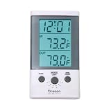 Oregon Scientific Indoor/Outdoor Wired Temperature/Time System- THT312