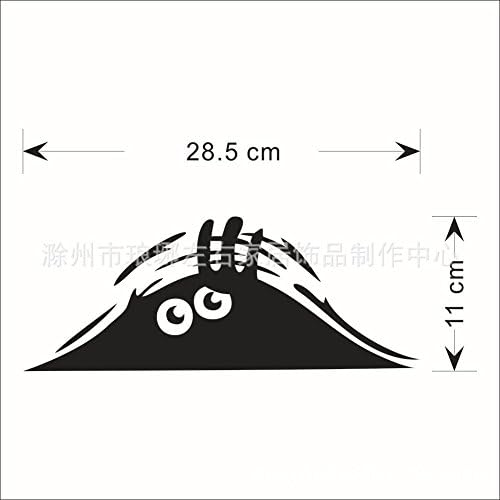MLMSZ Toilet Cute Peeping Monster Wall Stickers Decal Removable Vinyl Art Home Mural Decor