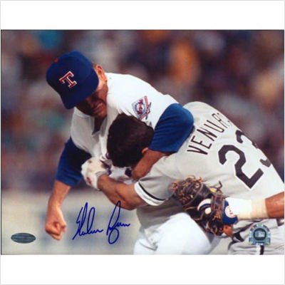 Steiner Sports MLB Nolan Ryan Ventura Fight Autographed 8-by-10-Inch Photograph