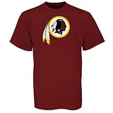 NFL Men's Washington Redskins Logo Premier Tee Shirt (Dark Grey Heathered, Small)