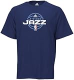 Utah Jazz NBA On-Court Practice Anti-Microbial Performance T-Shirt - XX-Large