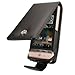 HTC HERO G3 PREMIUM PU FLIP CASE - BLACK PART OF THE QUBITS ACCESSORIES RANGE