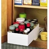  : Spice Maid Cabinet Organizer (White) (10"L x 6"w x 3"d)