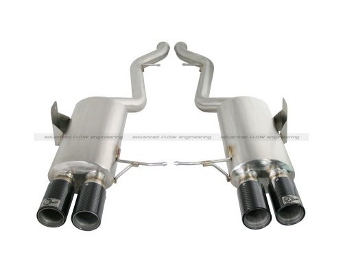 aFe MACHForce XP Stainless Steel Carbon Tip Cat-Back Exhaust System BMW M3 (E92/93) V8-4.0L 07-13