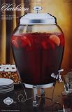Charleston Mouth Blown Glass Beverage Dispenser