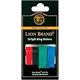 Lion Brand Yarn 400-5-3002 Split Ring Markers, 24-Pack
