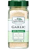 The Spice Hunter Garlic, Granulated, Organic, 2.2-Ounce Jar