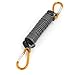 Travel Portable Gold Tone Aluminum Alloy Clip Hook Carabiner Coil Lanyrad
