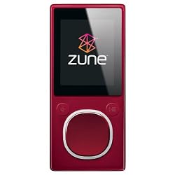 Zune 8 GB Digital Media Player (Red)