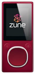 Zune 4 GB Digital Media Player (Red)