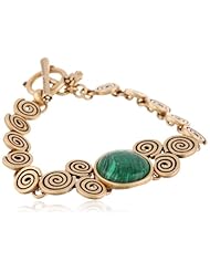 Lucky Brand Gold Swirls Flex Bracelet. 7.63"