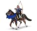 Lion Coat of Arms Archer on Horseback