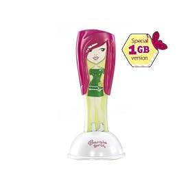 Barbie Girls 1GB MP3 Player - Green - Store 240 Songs!
