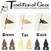 TRADITIONAL Archery LEATHER BOW STRING SILENCERS - RECURVE LONGBOW - 3 COLORS