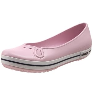 Buy crocs Ladies Crocband Flat,Bubblegum,4 M US by crocs