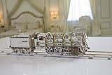 UGears - 460 Dampf lokomotive mit 3D-Puzzle-TENDER ist ein einzigartiges Produkt von umweltfreundlichen Holz -