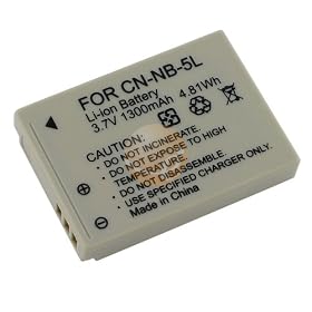 NB-5L NB5L Battery For Canon PowerShot IXUS ELPH Camera