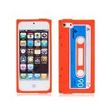 Retro Chic iPhone 5 Cassette Tape Silicone Case in Orange
