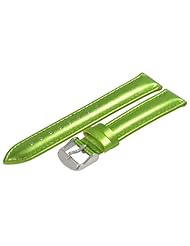 16mm Metallic Green Watch Band with Built in Quick Release Pins - Fits All Watches!!!
