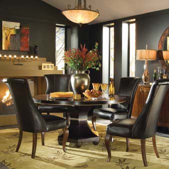 American Drew Bob Mackie Signature 5 Piece Round Ribbon Dining Set