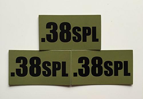 Multi Caliber .50cal AMMO Can Magnets 3.5" x 2" (3 Pack) (3.5"x2", .38 SPL)