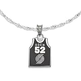 #52 Oden Jersey Enamel Pendant Portland Trail Blazers