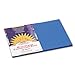 Sunworks Construction Paper, 58 lbs., 12 x 18, Bright Blue, 50 Sheets/Pack