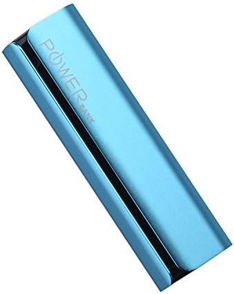 Skymax Mini 3000mAh Lipstick-Sized Aluminum Alloy Portable Charger External Battery Power Bank for Iphone 6, iPhone 5s, Blackberry, Samsung,Tablet (Blue)