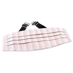 Glasgow by Bowties Unlimited white silk cummerbunds