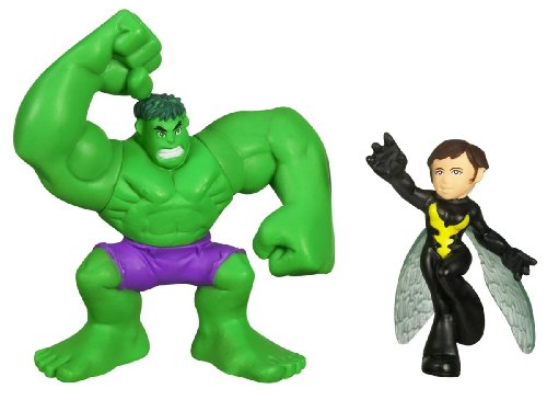 Marvel Super Hero Squad 2 Pack - Hulk And Wasp Picture
