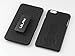 iPhone 6 Plus, ULAK Hybrid High Rubber Combo Kickstand Hard Cover Case for iPhone 6 Plus 5.5 inch With Locking Swivel Belt Clip Holster (Black)