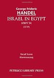Israel in Egypt, HWV 54 - Vocal score