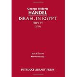 Israel in Egypt, HWV 54 - Vocal score