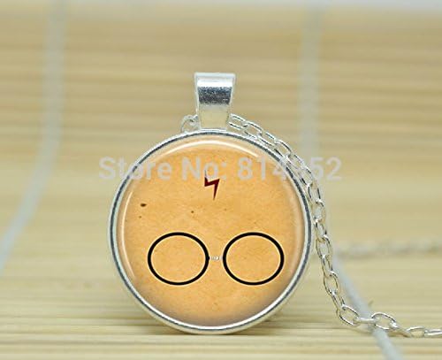 VintaStore Art Glass Necklace Harry Potter Head Geekery Necklace Jewelry A3574