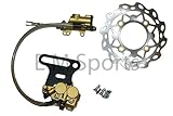 Dirt Pit Bike Rear Hydraulic Brake Caliper 110cc 125cc w Brake Disk Coolster