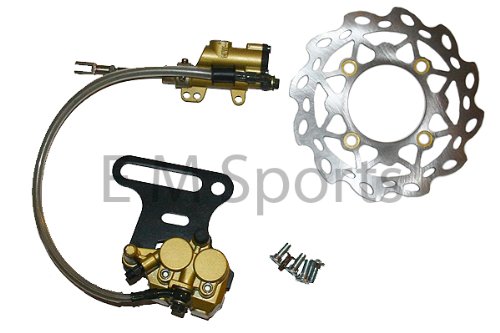 Dirt Pit Bike Rear Hydraulic Brake Caliper 110cc 125cc w Brake Disk Coolster