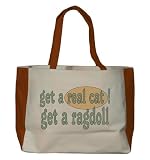 get a real cat! Get a ragdoll Large BELLA TOTEBAG w/ pockets (Choice of Colors)