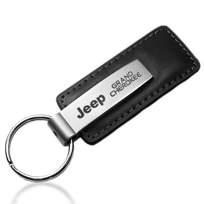 Cheap Jeep Grand Cherokee Black Leather Key Chain