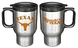 Texas Longhorns Stainless Steel Travel Mug (Set of 2)