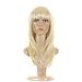 Perruque longue dégradé avec frange | Blonde Claire | Longs cheveux glamour en un instant