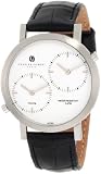 Charles-Hubert, Paris Men's 3549-W Premium Collection Stainless Steel Dual-Time Watch