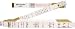 Lufkin 636 6' x 5/8" Brick Masons Wood Rule Red End