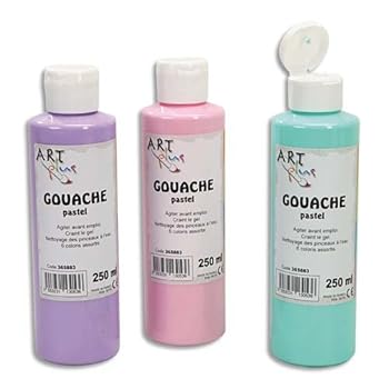 Artline Art plus Coffret de gouache pastel 6 x 250 ml Assortis Artline Art plus Coffret de gouache pastel 6 x 250 ml Assortis