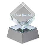I Love You Dad Lighted Acrylic Cube Fathers Day Gift
