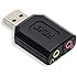 Syba SD-CM-UAUD USB Stereo Audio Adapter, C-Media Chipset, RoHS