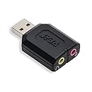 Syba SD-CM-UAUD USB Stereo Audio Adapter, C-Media Chipset, RoHS