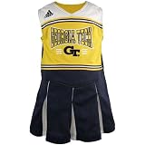 adidas Georgia Tech Yellow Jackets Navy Blue Youth Two-Piece Cheerleader Dress