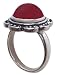 Carnelian ring, 'Lotus Heart' 8.5 (US Ring Size)